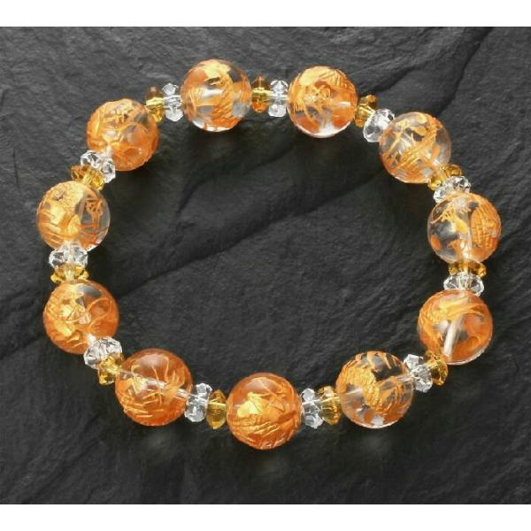 黄金龍玉ブレスレット　白水晶 黄水晶 パワーストーン ブレスレット 送料無料 メンズ レディース 効...