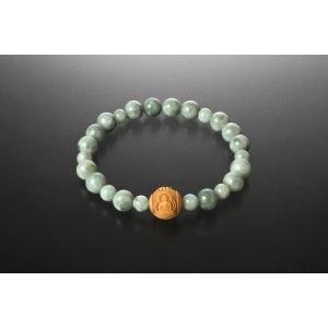 守護本尊ひすいブレス 翡翠 パワーストーン ブレスレット メンズ レディース 効果 ハンドメイド 浄...