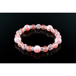 女性ホルモン充実ブレス インカローズ チェリークォーツ 浄化 種類 相性 運気 エネルギー スピリチ...