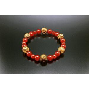 天珠パワー元気ブレス 風化天珠メノウ 赤メノウ 浄化 種類 相性 運気 エネルギー スピリチュアル ...