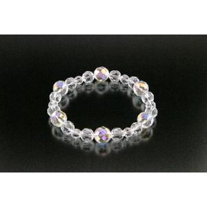 お清めお祓い水晶ブレス 白水晶 パワーストーン ブレスレット メンズ レディース 効果 ハンドメイド...