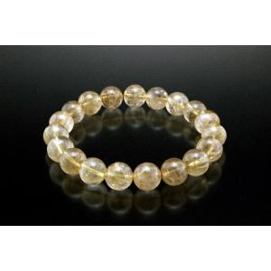 ゴールドルチル財運ブレス 10ｍｍ珠 ゴールドルチルクォーツ パワーストーン ブレスレット メンズ ...