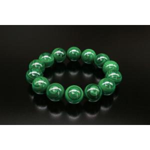 視力サポート・天眼マラカイトブレス（16ｍｍ珠） 天眼マラカイト パワーストーン ブレスレット メン...