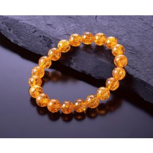 風水・爆裂黄水晶ブレスレット 爆裂黄水晶 浄化 種類 相性 運気 エネルギー スピリチュアル チャク...