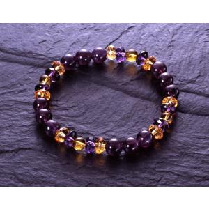 アメジスト開運ブレス 紫水晶 黄水晶 浄化 種類 相性 運気 エネルギー スピリチュアル チャクラ ...