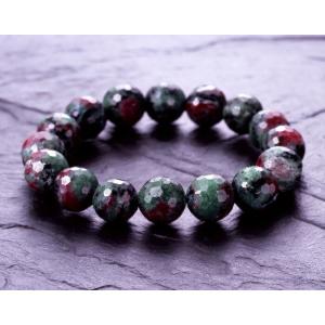 ルビーインゾイサイトブレス 10mmタイプ　ルビーインゾイサイト パワーストーン ブレスレット 送料...