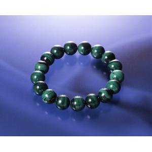 マラカイト幸運ブレス大粒12mm珠　マラカイト パワーストーン ブレスレット 送料無料 メンズ レデ...