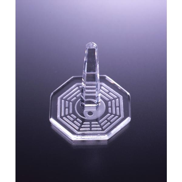 八方位六角水晶　白水晶 クリスタル 開運 邪気祓い お守り 置物