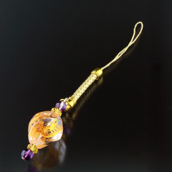 スクウェア水晶・四神ストラップ 白水晶 黄水晶 アメジスト パワーストーン ストラップ メンズ レデ...