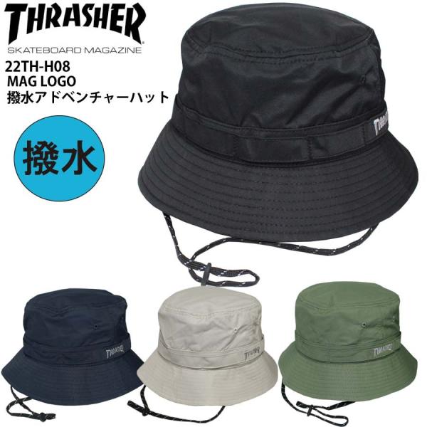 正規品 スラッシャー 撥水 ハット 帽子 THRASHER HAT 22TH-H08 MAG LOG...