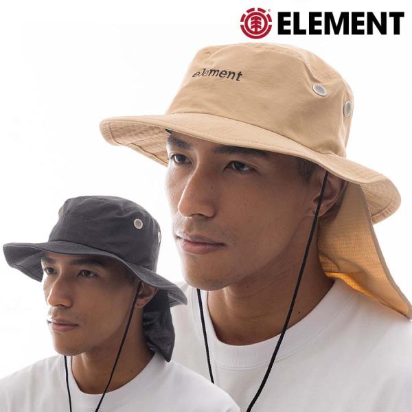 正規品 ELEMENT エレメント メンズ ナイロンハット 日よけ付きハット BE021-918 S...