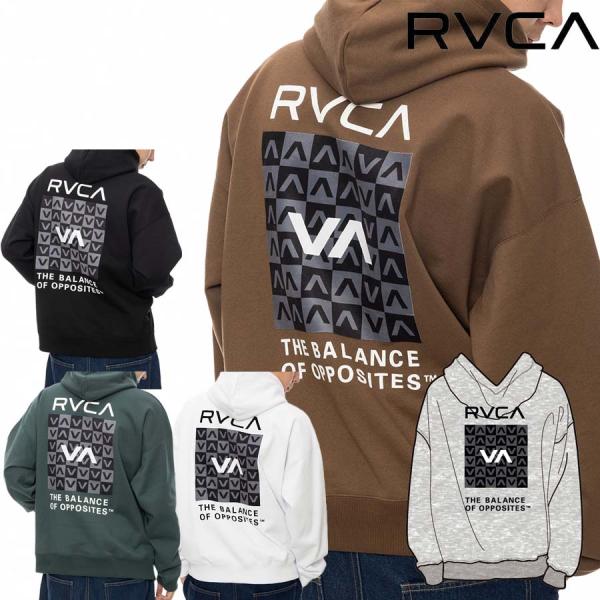 正規品 RVCA ルーカ メンズ 裏起毛 パーカー BE042-040 BALANCE BOX HD...