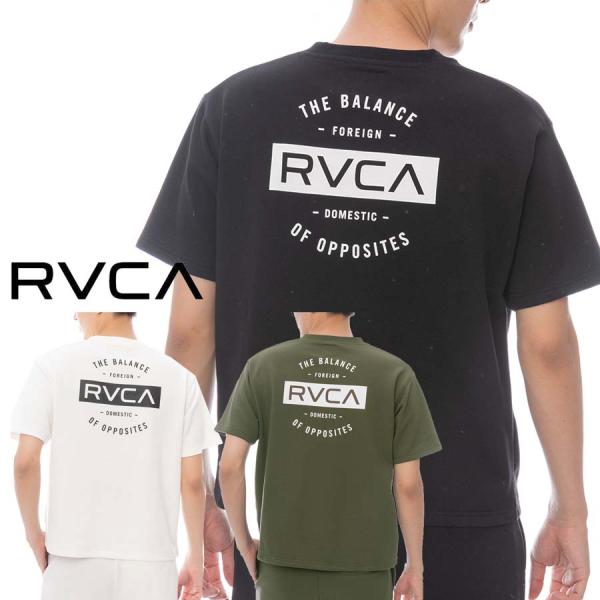 正規品 RVCA ルーカ メンズ 裏毛 半そで カットソー トレーナー BF041-006  ESC...