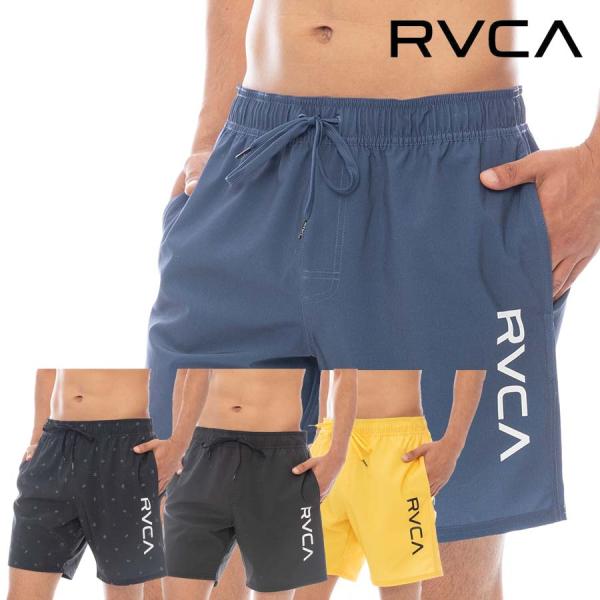 正規品 RVCA ルーカ メンズ 水陸両用 ELASTICK BS ボードショーツ サーフトランクス...
