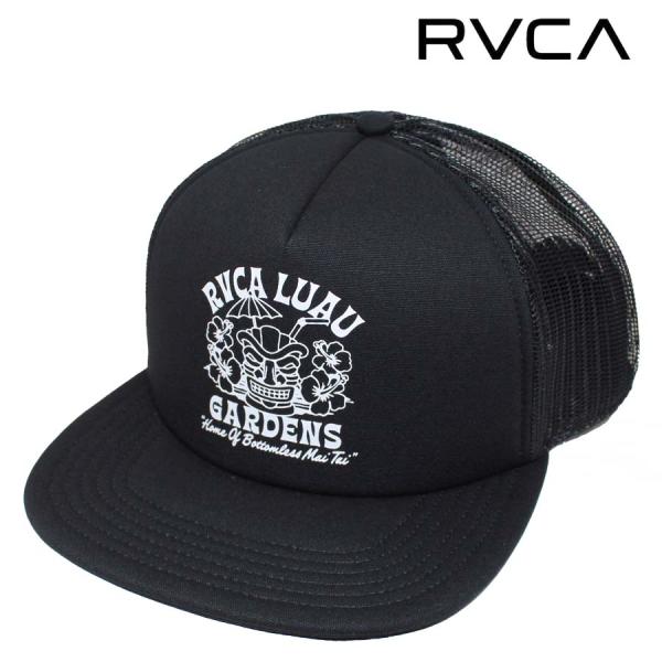 正規品 RVCA ルーカ メンズ 平ツバ メッシュキャップ CAP 帽子 BF041-921 GAR...