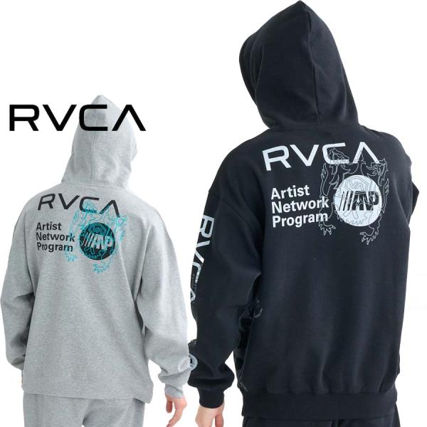 RVCA ルーカ メンズ パーカー BF042-025 OVER PRINT HD パーカー BF0...