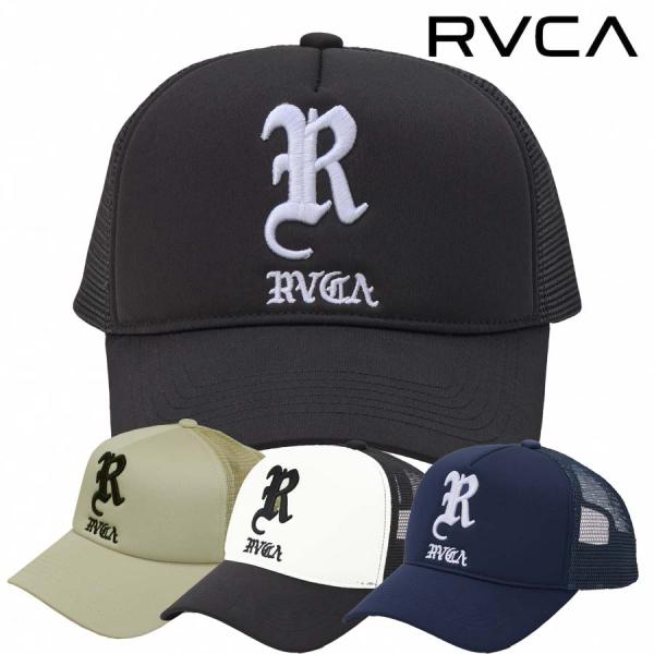 RVCA ルーカ メンズ メッシュキャップ  CAP 帽子 BG041-903 BIG R MESH...