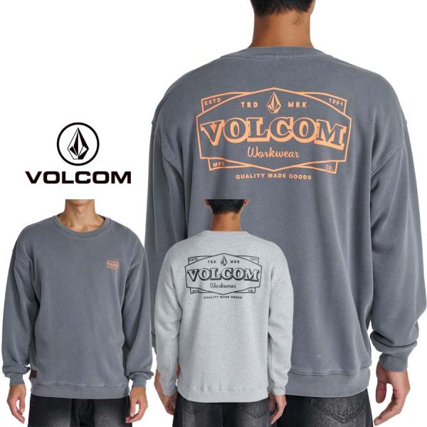VOLCOM  ボルコム ワークウェア メンズ 裏起毛 スエット トレーナー BG052-008 W...