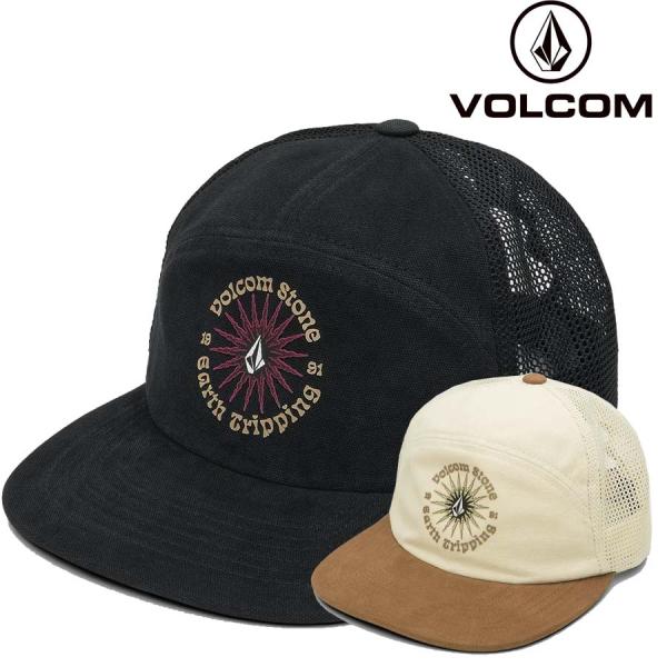 正規品 VOLCOM ボルコム メンズ メッシュキャップ フラットバイザー 平ツバ CAP 帽子 D...