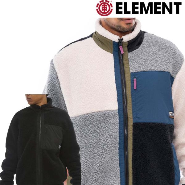 正規品 ELEMENNT ボア フリース ジャケット BC022-760 メンズ WOLFEBORO...