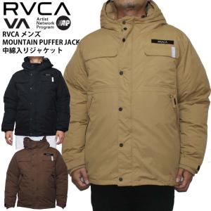 RVCA ルーカ 中綿入り ジャケット BA042-762 メンズ RVCA メンズ MOUNTAIN PUFFER JACK ジャケット 人気 メンズ BA04276 中綿 USサイズ ルカ