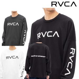 正規品 RVCA ルーカ メンズ ロングスリーブＴシャツ 長袖 Tシャツ ロンＴ BD042-064 RVCA BALANCE LT BD042064 ルカ 長袖Tシャツ ロゴ サーフ スケボー スノボー