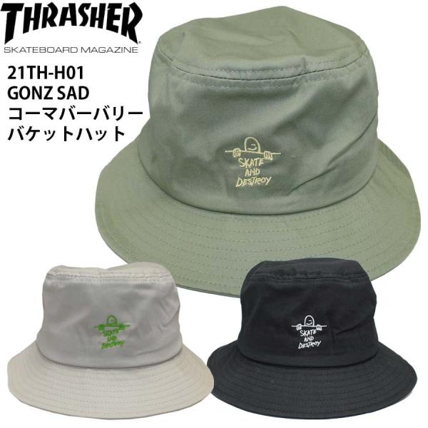 正規品 スラッシャー ハット THRASHER HAT 21TH-H01 GONZ SAD　コーマバ...
