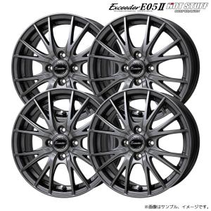 スタッドレスタイヤ ホイール4本セットホットスタッフ エクシーダ E05クリアシルバー(CS)14インチ 4.5J2021年製 グッドイヤー  アイスナビ 7 日本製 155/65R14 75Q 【１３日まで購入出来る方32000円にお値下げできます！】 HOT STUFF（ホットスタッフ） 4本注文で送料無料 エクシーダ E05 2