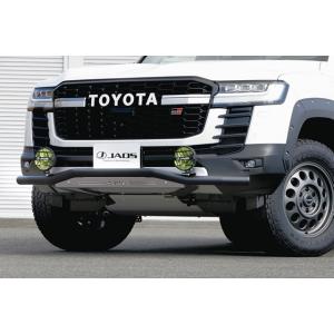 JAOS フロントスキッドバー ブラック/ブラスト ランドクルーザー 300系 GR SPORT※個人宛別途送料｜screate-shop2