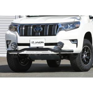 JAOS フロントスキッドバー ブラック/ブラスト プラド 150系※個人宛別途送料｜screate-shop2