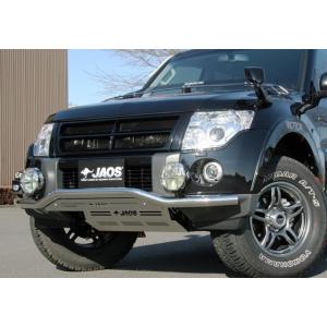 JAOS フロントスキッドバー パジェロ V80/90系※個人宛別途送料