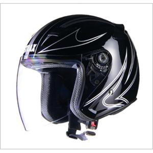 【リード工業】 STRAX SJ-9 ジェットヘルメット ブラック｜screate-shop2