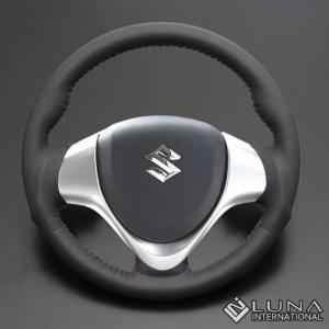 REAL プレミアムブラックウッドステアリング ジムニーJB23W-5〜9型