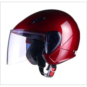 【リード工業】 SERIO RE-35 セミジェットヘルメット  キャンディーレッド｜screate-shop2