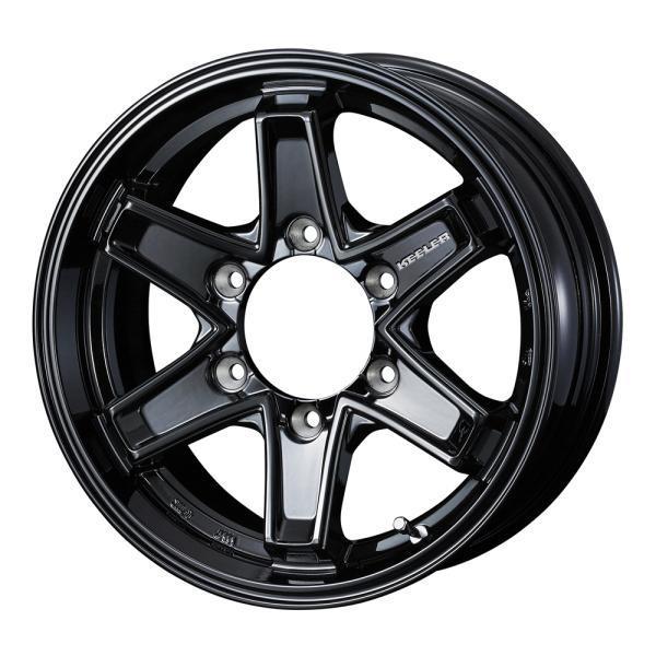 個人宅可 キーラータクティクス 16x7.0 6H 139.7 +26 グロスブラック / 16イン...
