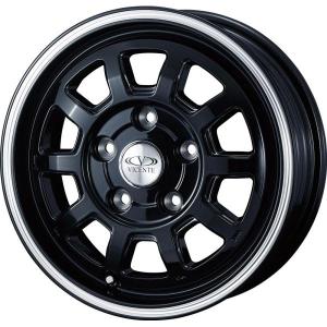 13インチ 4H114.3 7.0J 7J+10 4穴 ハヤシストリートタイプ ST ホイール