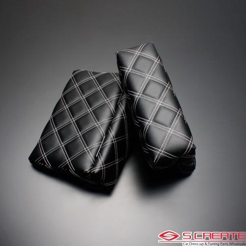 ハイエース 200系 収納付き アームレスト キルティング (左右セット)