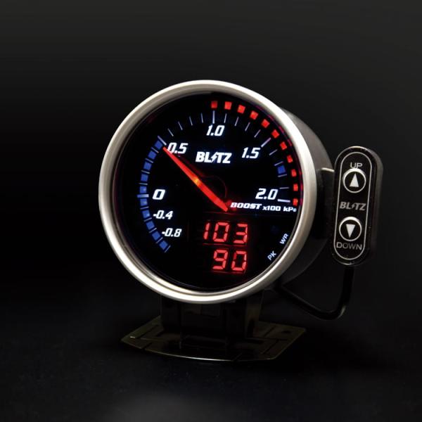 BLITZ FLD METER BOOST (ブーストセンサー有) ブースト面盤 φ74/-0.99...