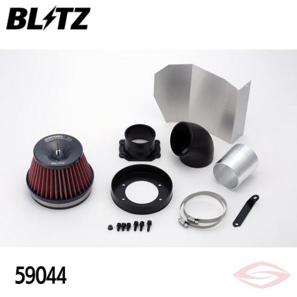 BLITZ サスパワーLMレッド エアクリーナー スープラ JZA80 トヨタ(59044) /ブリ...
