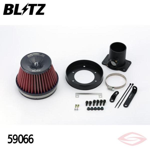 BLITZ サスパワーLMレッド エアクリーナー カローラ ZZE122 ZZE124 トヨタ(59...