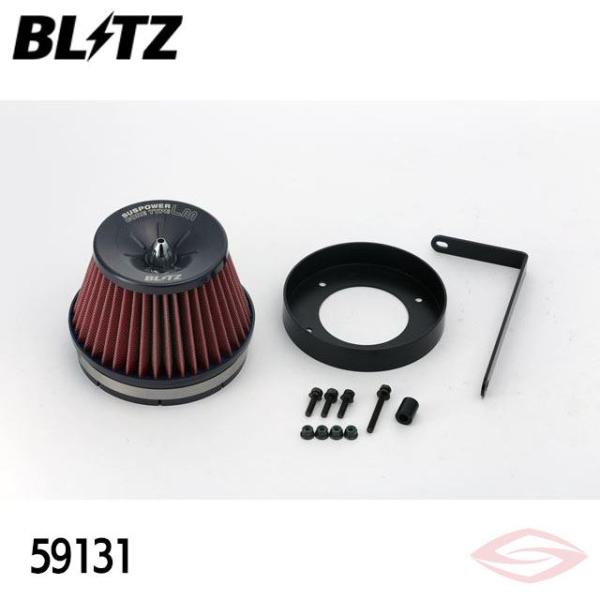 BLITZ サスパワーLMレッド エアクリーナー レガシィ BD5 スバル(59131) /ブリッツ...
