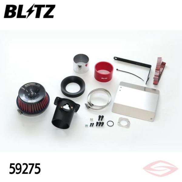 BLITZ サスパワーLMレッド エアクリーナー BRZ ZD8 スバル(59275) /ブリッツ ...