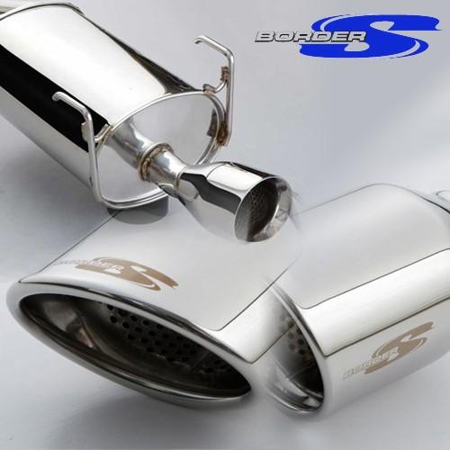 (車検対応)BORDER-S/ボーダーS マフラー ミラアヴィ(LA-L250S) 105X75 オ...