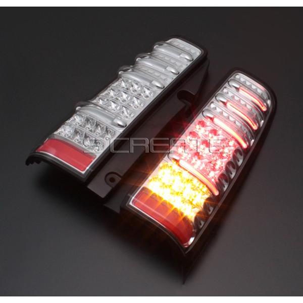 【送料無料】ウインカーLED【MBRO】ジムニー(JB23) LEDサンダーテール/オールクローム