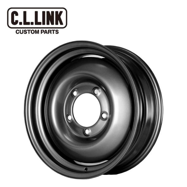 シーエルリンク オールドスタイルスチールホイール 1本 16x5.5J 5H 139.7 +20 ガ...