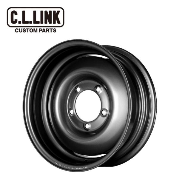 シーエルリンク オールドスタイルスチールホイール 1本 16x6.0J 5H 139.7 -5 ガン...