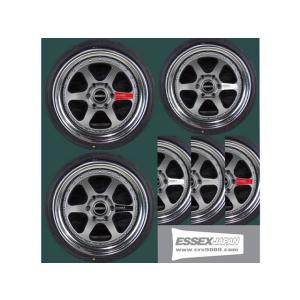 essex EL18、19インチ用ホイールステッカー シルバーメッキ / CRS 6H 139.7