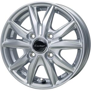 Exsteer ホイール 12x4.00B シルバー　4本セット Exsteer ホイール 12x4.00B シルバー4本セット