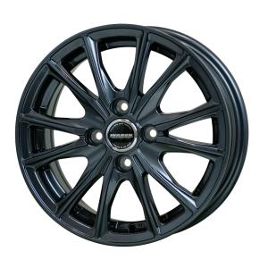 送料込！ホットスタッフ5.5J4H100の15インチ アルミホイールガンメタ4枚 HOT STUFF（ホットスタッフ） ヴァーレン W05 ホイール1本 15x5.5J 4H