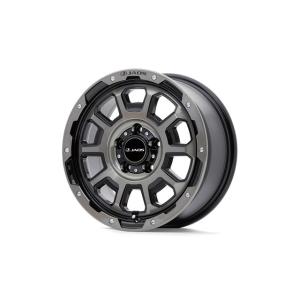 JAOS アダマス BL5 17x7.5J 5H 114.3 +25 スモークポリッシュブラック /...